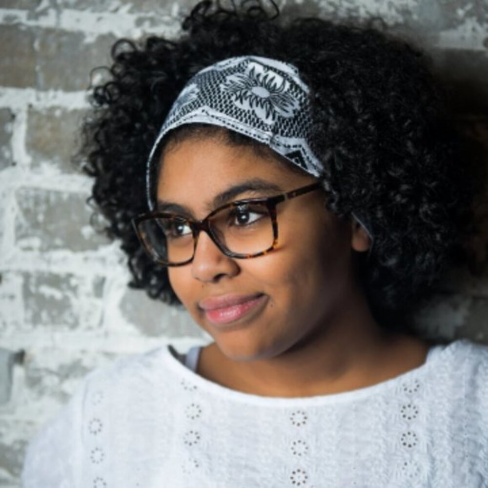 Headband African Fabric Cotton Ethnic Thick Elastic Back Stretch Black White